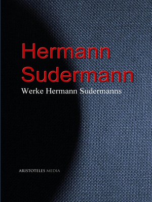 cover image of Werke Hermann Sudermanns